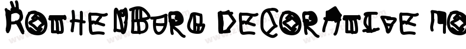 Rothenburg Decorative Normal字体转换